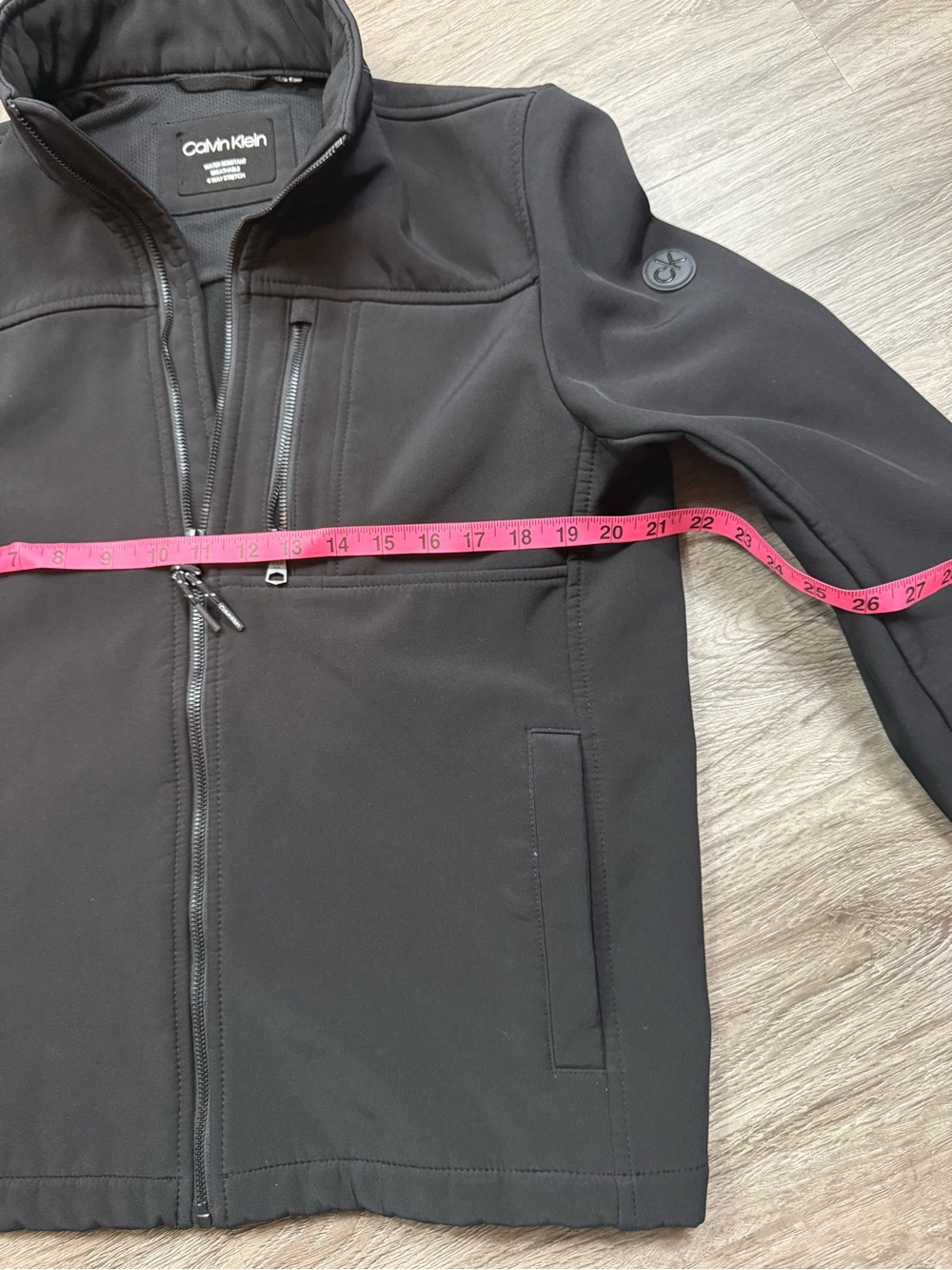 Calvin Klein Black Softshell Performance Jacket - Picture 9 of 15